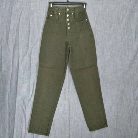 Nada Nuff High Waisted Relaxed Tapered Leg Jeans - Picture 1 of 12